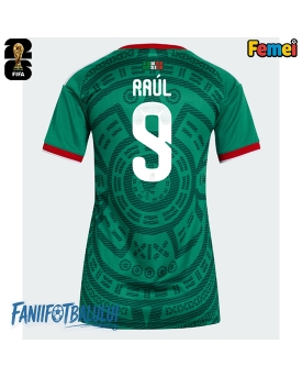 Mexic Raul Jimenez #9 Echipament de Fotbal Replică Mondial 2026 Femei Acasa